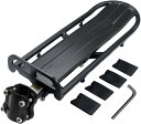 【送料無料】Outtag 自転車のキャリア 汎用 自転車荷台 アルミ製 耐荷10kg リアキャリア サイクル 後付け パニア バッグ シート ポスト 伸縮自在 簡単取付け フェンダーボード付き アレンキー付 取付可能径φ25.4-32mm