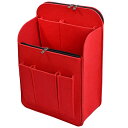 【送料無料】VANCORE リュックインナーバッグ 自立 バッグインバッグ リュック フェルト 軽量 bag in bag レディース メンズ バックインバック 縦型 A5 B5対応 小さめ レッド S