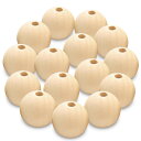【送料無料】COLORBIRD ウッドビーズ ハンドメイド アクセサリー パーツ 手芸 ネックレス 手芸用品 ビーズアクセサリー (30mm 15個)