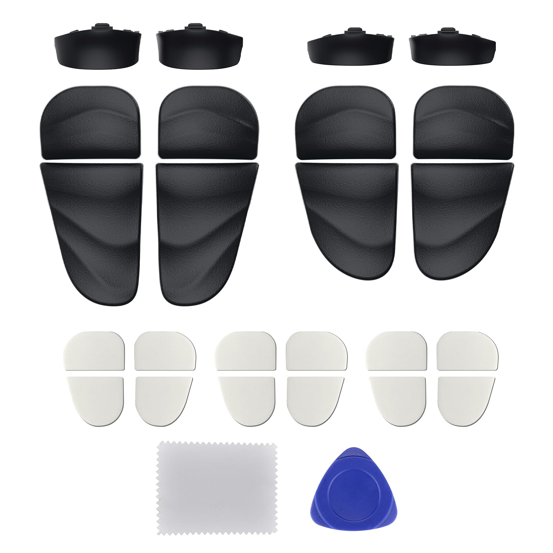 【送料無料】PlayVital DUNE ps5コントローラーに対応用トリガーストップショルダーボタンエクステンションキット、ps5 Portalコントローラーに対応用ストッパーバンパートリガーエクステンダーゲーム改善アジャスター、ps5 Edge用ゲーム改善アジャスター【黒】