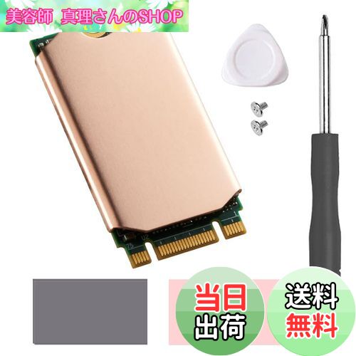 【送料無料】Haojiaho M.2 2242 NVME SSD用 ヒートシンク 銅製 熱パッド付き Nvme2242 ソリッド ステー..