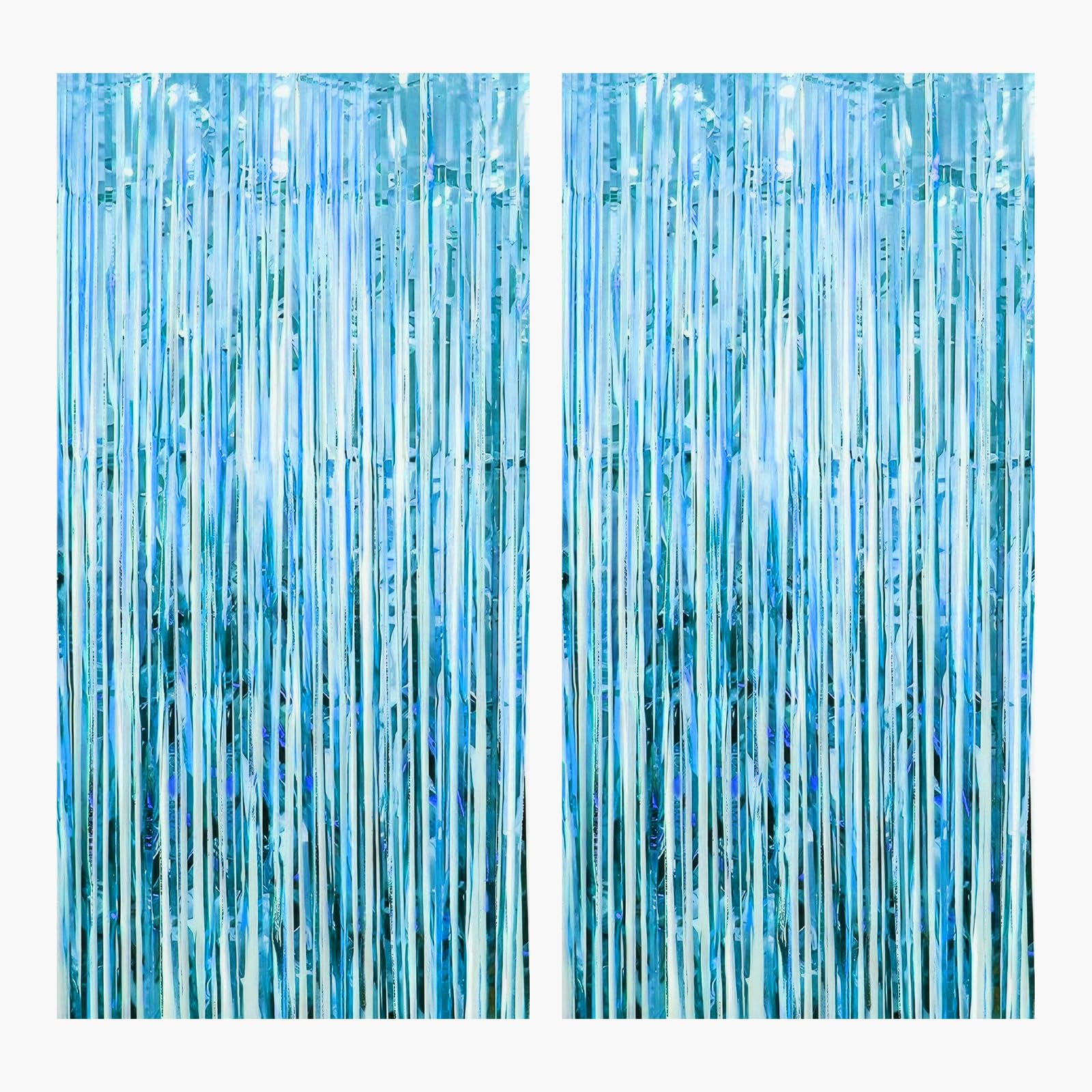 【送料無料】MAEXUS タッセルカーテン 2個入り 200x100cmキラキラカーテン 華やかな金属感フリンジカー..