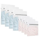 【送料無料】HeGeed 洗濯ネット 洗濯ネット セット 角型 8枚【大*4枚40x50cm+中*4枚30x40cm】ランドリー ネットバッグ 無蛍光 細かい綱目 洗剤ネット 洗濯マグネシウムネット 耐久性 ランドリーネット 型崩れ 絡み防止 色あせ防止 傷つき防止 コート/セーター/T-シャツ/ブラ