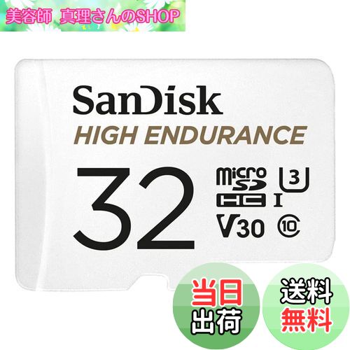 【送料無料】【 サンディスク 正規品 】 SanDisk microSD カード 32GB UHS-I U3 V30 Class10 ドライブレコーダー 監視カメラ 高耐久 High Endurance SDSQQNR-032G-GH3IA 簡易デザインパッケージ 2年間限定保証