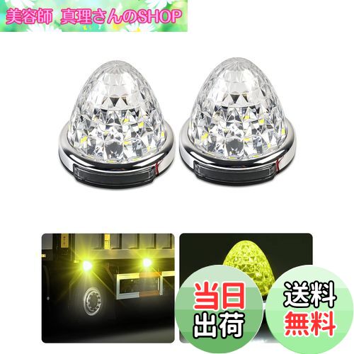 【送料無料】【2024年11月最新型・防水加工】Cartist LED サイドマーカーランプ 路肩灯 両面発光 トラ..