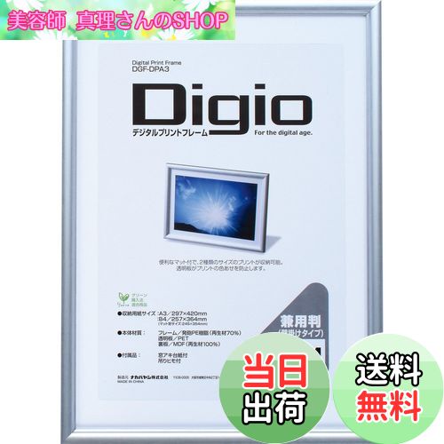 【送料無料】ナカバヤシ デジタルプリントフレーム A3判/B4判兼用 DGF-DPA3 [オフィス用品]