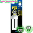 TOSHIBA ネオボールZ D形 60Wタイプ 口金直径17mm 昼光色 EFD15ED/13-E17
