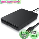 USBフロッピーディスクリーダードライブ3.5インチ1.44 MB外付けポータブルFDDディスケットドライブWindows XP/Vista/7/8/10/11のみサポート、PCコンピュータ/ラップトップ用 プラグアンドプレイ ドライバなし ブラック