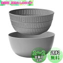 ライクイット ( like-it ) ざる ボウル 樹脂製 Colander&Bowl 米とぎにも使える ザルとボール Ф22.7×高10.4cm ボウル:Ф2...