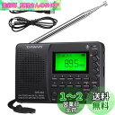 ZHIWHIS FM/AM/SW ラジオ レコーダー MP3プレーヤー ポータブル 充電式 大容量リチウム電池 LCD画面 立體聲 スリープ機能 電源オフメモリ機能 バックライト 日本語ディスプレイインターフェイス (緑の光)