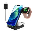 WINGO TIMES ワイヤレス充電器3in1 15W急速 置くだけ充電 Apple Watch/Airpods充電対応 cellphone 8 /Samsu...