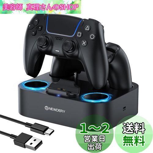 NEWDERY PS5 ȥ顼 ť ® 2ƱŲǽ ֤Ųǽ ὼɻ USB-C֥° LE...