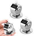【送料無料】happykau カウンター 数取器 2個入 数取り器 4桁 手動測定 カウント 手持型 球数 野球 人数 交通量調査 数 を 数える 機械 数取り機 小型 防水 軽量 携帯便利 数カウンター 数字 デジタル 計数器 計取器 (卓上型2個入)