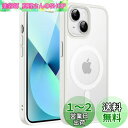 JEDirect iPhone 13 6.1インチ用 マグネット ケース MagSafeに対応 半透明のマット背面 薄型 耐衝撃 カバー (スターライト)