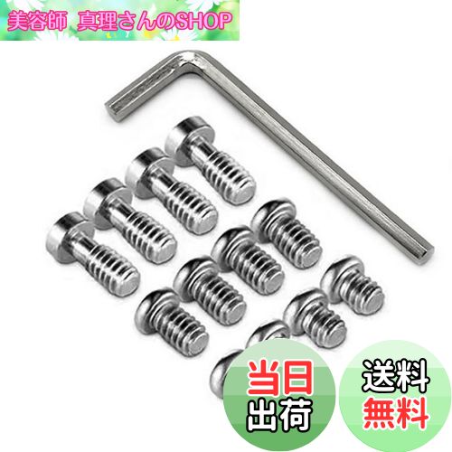 【送料無料】GOODCHI 1/4インチネジ 六角穴付きボルト カメラ固定ネジ ステンレススチール製 クイックリリース取り付け交換ネジ 三脚ネジ 12個セット
