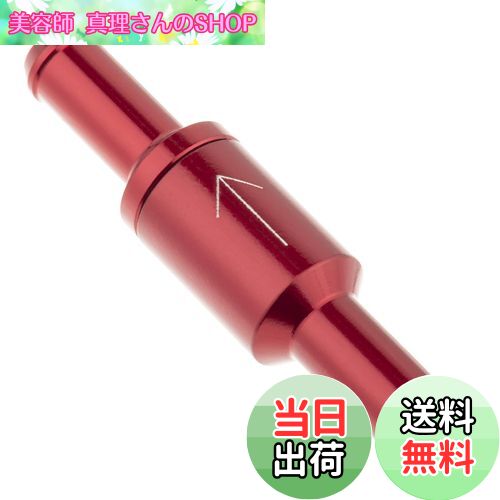 【送料無料】キジマ(Kijima) バイクパーツ ワンウェイバルブ ボールタイプ 6mm 汎用 レッド 105-151