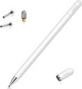 【送料無料】2in1タッチペン MEKO スタイラスペン スマートフォン タブレット スタイラスペン iPad iPhone Android ホワイト