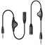【送料無料】音量調節 ボリューム調節 3.5mm ヘッドホン ダイヤル付 ヘッドホン延長ケーブル 音量調節 ..