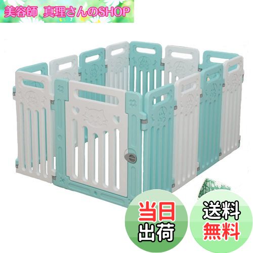 【送料無料】ペットフェンス 中大型犬用 ペットフェンス 全成長期使用可 ドア付き DIY ゲージ ペット柵 室内 ドッグ カタチ変更可 折り畳み式 簡単組み立て 工具不要 ペット用ハイゲート 脱走防止柵 軽量 持ち運び便利