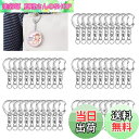 【送料無料】YUENWUZINIC キーホルダー金具 50個セット キーホルダー ストラップ キーリング パーツ ナスカン 回転フック 丸カン 付き ハンドメイ...