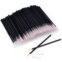 【送料無料】SensaBliss アイライナーブラシ ネイルブラシ 極細 ネイル筆 50個入り ジェルネイルブラシ 使い捨てネイルアートブラシ 線を引くペン ジェルネイル ライナー ネイルペン アイライナー化粧筆 多機能 アイメイクツール 持ち運び便利 軽量 ネイルアート道具 化粧用