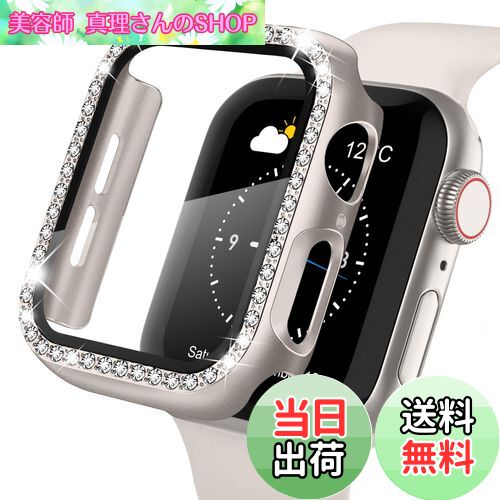 【送料無料】【キラキラカバー】WASPO コンパチブル iWatchケース 42mm 保護フィルム付き クリスタルダイヤ付き アップルウォッチカバー 女性専用 ...