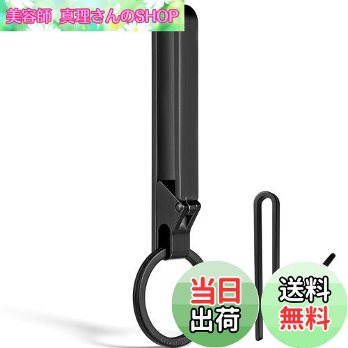 【送料無料】[TIMULTI] チタン キーホルダー ベルトクリップ カラビナ ベルト フック 落ちない メンズ おしゃれ キーチェーン キーリング付き