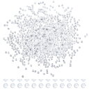 【送料無料】PH PandaHall ラインストーン 1mm クリア ストーン 2000個 クリスタル アクリルダイヤモンド ジルコニア ネイル デコパーツ ダイヤカットビーズ 装飾用 宝飾品作り アクセサリー 穴なし