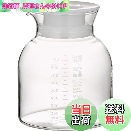 【送料無料】iwaki(イワキ) 耐熱ガラス フルーツ & ビネガー 1L T7314V-W