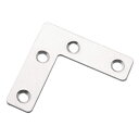 【送料無料】Dreld フラットプレート ブラケット金具 ステンレス L字型 50mmx50mm 平 ...