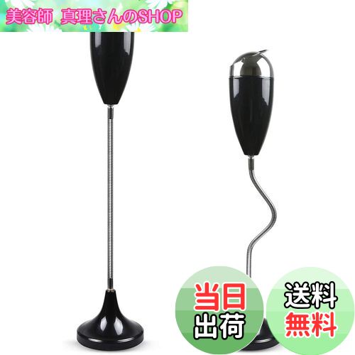 【送料無料】Ocaatech スタンド灰皿 ふた付き おしゃれ 屋外 室内 兼用 ステンレス 一個入り（ブラック）