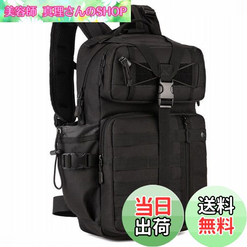 【送料無料】[PHOENIX IKKI] 30L 全6色 迷彩 水筒ポーチ付き 防水耐震 Molleモール対応 戦術 リュック..