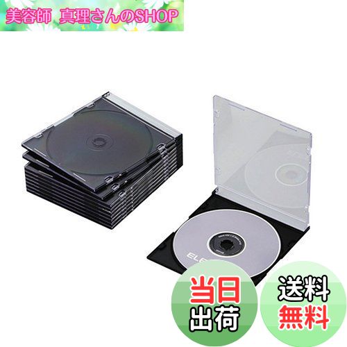 【送料無料】【2006年モデル】ELECOM スリムCD/DVDケース CCD-017BK