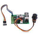 【送料無料】Walfront DCモーター スピードコントローラ 6V 9V 12V 24V 36V 48V 60V 30Aデジタル表示付き DCモーター ドライバモジュール 電動モーターコントローラー デジタル表示ダイヤル付き DCモーター モータースピードガバナ ドライブモジュール DC6-60V 30A