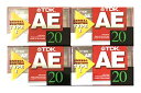 【送料無料】TDK カセットテープ AE 20分 AE-20X4F