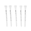 【送料無料】ゴルフティー 83mm 高さ調整 ロングティー 曲がらない ショート ゴルフてぃーロング ゴルフ用ティー 50個