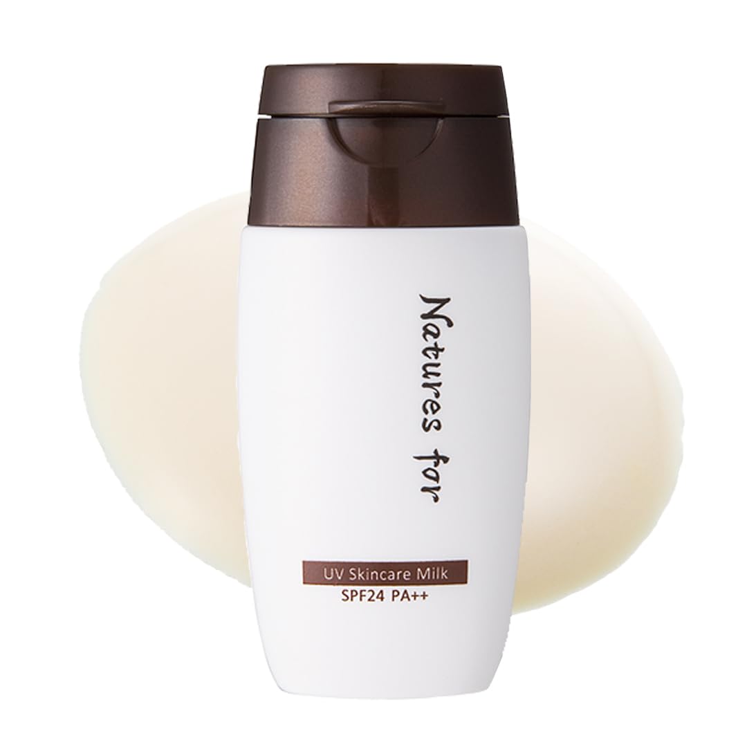 【送料無料】 UVスキンケアミルク ノンケミカル 紫外線吸収剤不使用 SPF24 PA++ 顔 全身 メイク下地 乳..