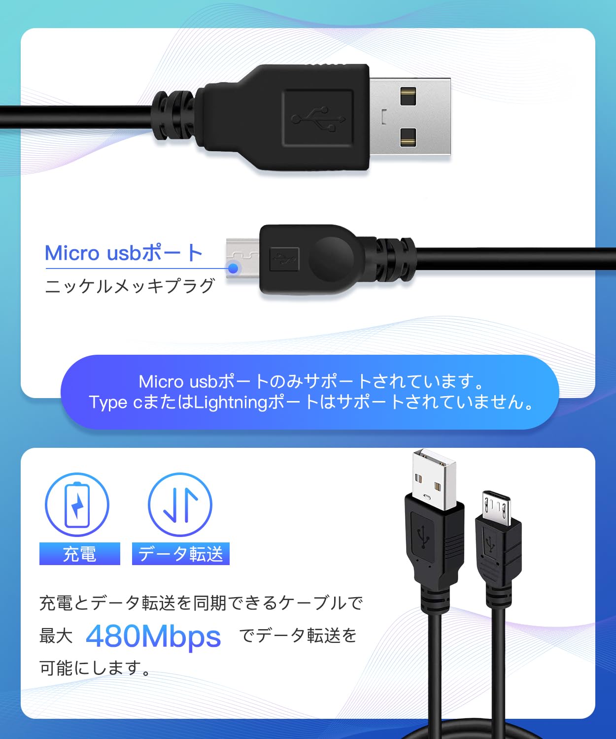 ������̵����PS4 ����ȥ����顼 �� ���� �����֥� 1.8M micro USB ���� �ǡ��������֥� ��®���� ��®�ǡ���ž�� �Ƽ� Xbox One/PlayStation4 slim/PS4 Pro������¾�����б�