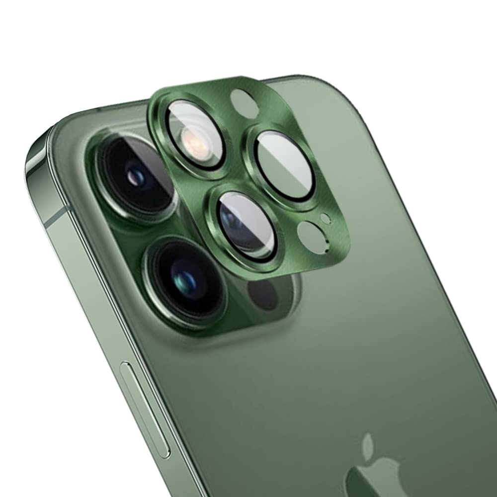 【送料無料】Apapeya For iPhone 13 Pro/iPhone 13 Pro Max用 カメラフィルム アルミ合金製＋強化ガラス レンズ全面保護 カメラカバー 0.25mm超薄 Apapeya 一体型レンズ保護フィルム レンズ保護ケース レンズ保護 フィルム 防爆裂 ・耐衝撃・スクラッチ防止・露出オーバ
