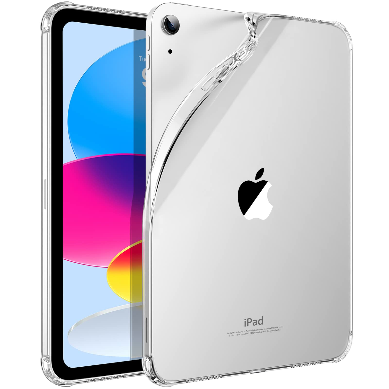 商品情報商品の説明主な仕様 「対応機種」 2025年新発売のiPad (A16) 11インチ第11世代（モデル番号：A3354/A3355/A3356）及び2022年発売のiPad 第10世代 10.9インチ（モデル番号：A2696/A2757/A2777）に専用タブレットケースです。iPad Air 11 第7世代(M3)（x）、iPad Air 11 第6世代(M2)（x）、iPad Air 10.9インチ 第5/4世代（x）、又は他の機種・モデルに対応できませんので、ご購入前に、機種・モデル番号をご確認ください。ご注意：モデル番号の確認は端末本体の背面カバーにチェックしてください。「TPUケース」　耐久性に優れた高級TPU材質で作られており、汚れや擦り傷防止、落下やぶつかるなどの衝撃を最小限に抑えられます。大切なタブレットを衝撃などから守ると同時にファッションを感じさせられます。「優れた保護力」　ケースの四隅にエアクッションの設計を採用しており、不意による落下時の衝撃を有効に吸収でき、タブレットをしっかりと守ってくれます。画面、カメラ周囲は盛り上げたデザインで、デバイスを保護する同時に、通常の使用体験に影響しません。「ぴったり着装」　専用設計された全面保護ケースとなっているため、ケースを装着したまま電源ボタン、音量ボタン、写真を撮る、充電等すべての機能にアクセスできます。「シンプル・軽量」　軽量かつ薄型で透明な仕様となっており、透明の設計は爽やかな感じに見えます。ケースの手応えがよくて、落下等の恐れはなく、しっかりと掴められます。お洒落なデザインで使いやすく、装着、脱着便利です。