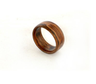 木の指輪（ゼブラウッド）木製指輪　ウッドリング　8号から27号まで制作可能です　送料無料