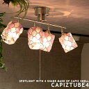 シーリングライト おしゃれ LED対応 6畳 8畳 4灯 スポットライト [CAPIZ TUBE 4 ...