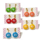 【クリックポスト対応 送料無料】単品1色 イヤリング m&m's2 アクセサリー プチプラ クリップイヤリング お菓子 チョコレート m&m's グッズ エムア...