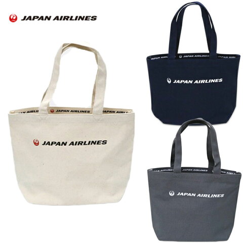 エコバッグ JAL ロゴ入り トートバッグ オリジナルデザイン シンプル JAPAN AIRLINES