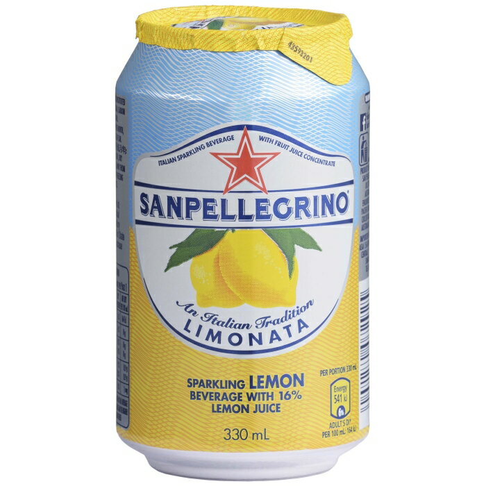 オレンジジュース 炭酸 スパークリング サンペレグリノ【SANPELLEGRINO】フルーツベバレッジ リモナータ(レモン) 330ml