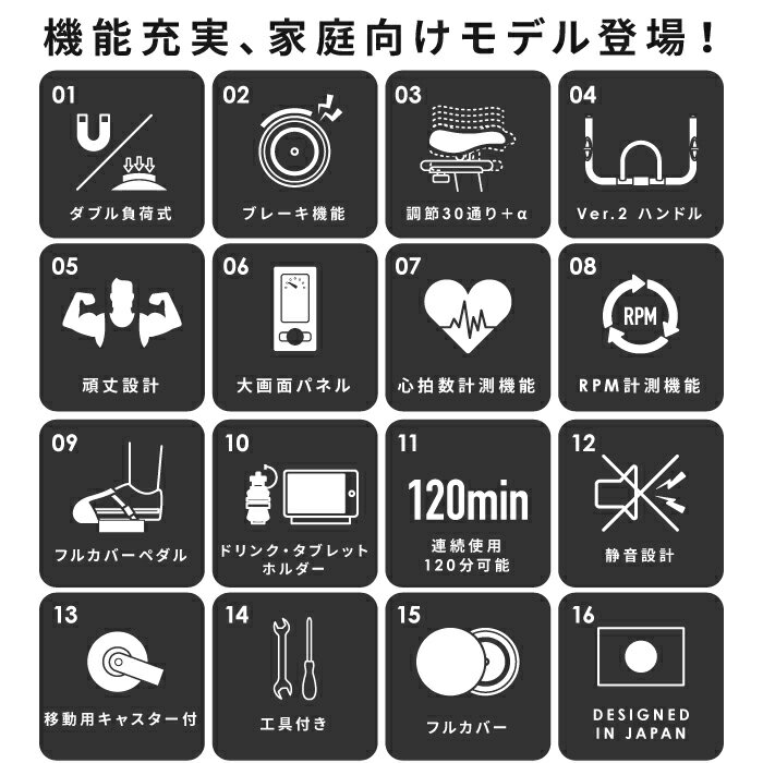 ◆11/17まで 24800円◆ 1年保証 スピンバイク 無段階摩擦負荷 マグネット 家庭 ルームバイク エアロ バイクビクス 有酸素運動 無酸素運動 フルカバーホイール キャスター ドリンクホルダー フルカバーペダル フィットネスバイク 静音 高耐久 耐荷重 130キロ