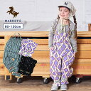 総柄カットオールイン マーキーズ 子供服 キッズ ベビー 男の子 女の子 ボトムス パンツ ロングパンツ サロペット 2025AW