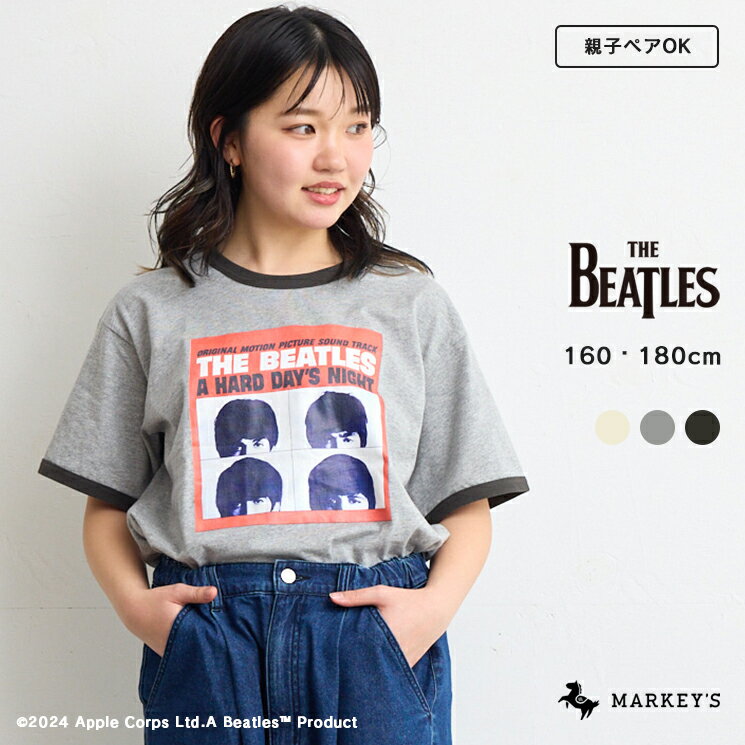 【親子お揃い】【別注】THE BEATLES Tシャツ（160/180cm） ビートルズ マーキーズ 子供服 キッズ ベビー 男の子 女の子 大人 レディーズ メンズ トップス 半袖 2024SSのサムネイル