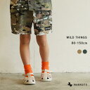 【別注】WILD THINGS ショートパンツ マーキーズ ワイルドシングス 子供服 キッズ ベビー 男の子 女の子 ボトムス ショートパンツ 2024SS 【メール便対象】