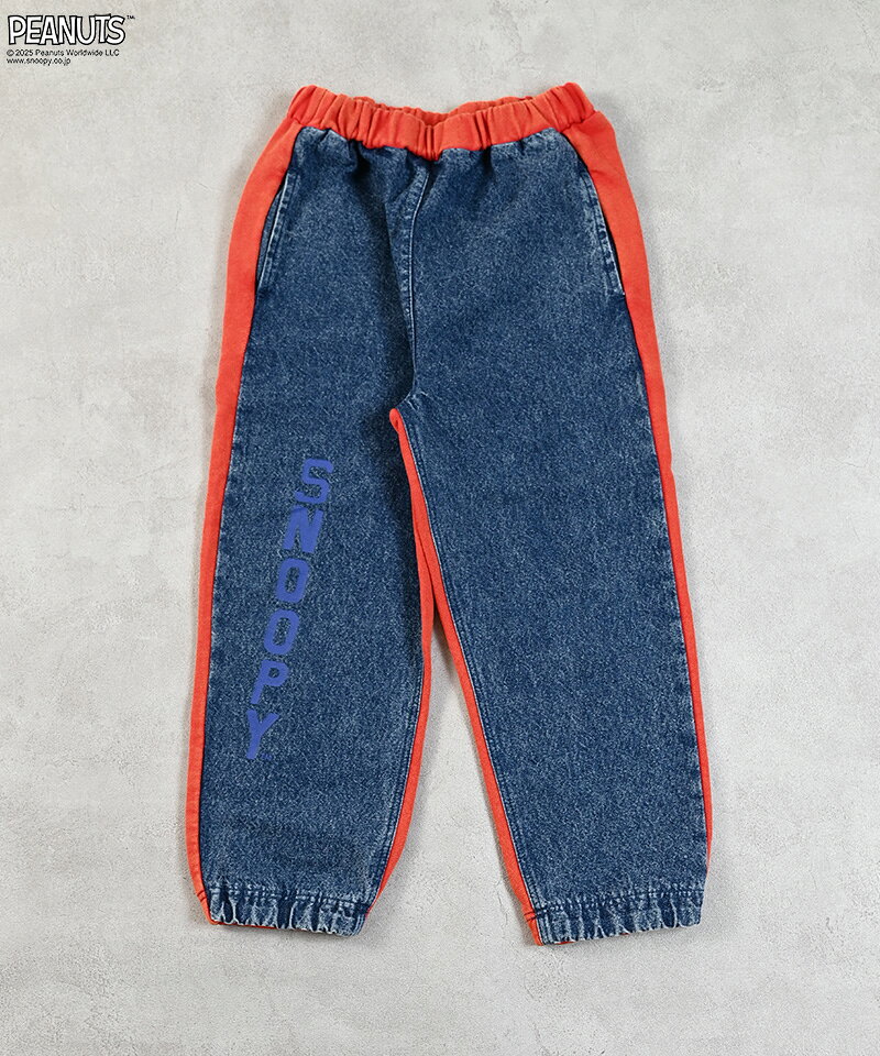 【FINAL SALE／50%OFF】【別注】スヌーピーデニムスウェットパンツ ロングパンツ ...